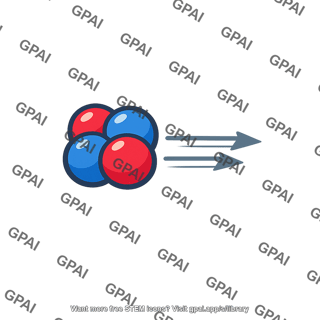 Alpha particle moving