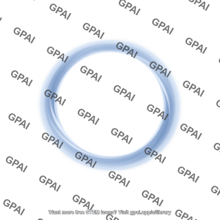 Blue translucent ring