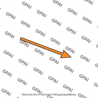 Orange arrow downward right