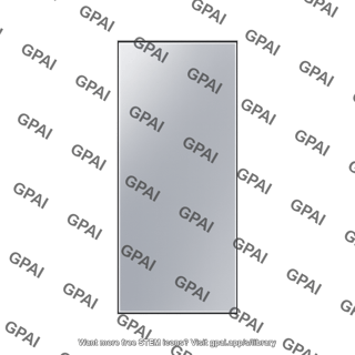 Rectangular metal plate
