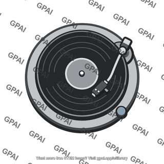 Record turntable