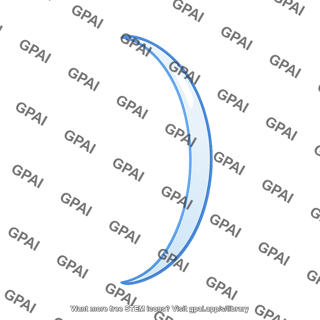Lens surface convex
