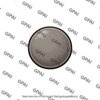 Dust particle spherical