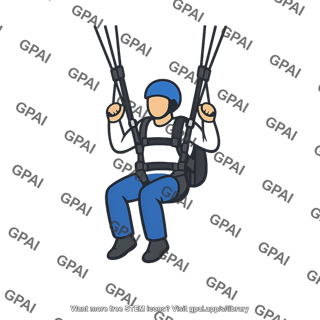 Person parachuting