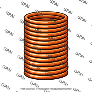Coil many turns