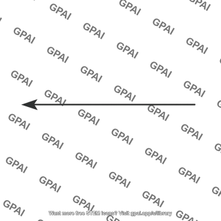 Negative vector arrow
