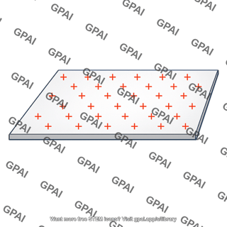 Nonconducting surface charged