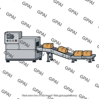 Industrial conveyor belt machine