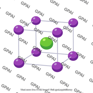 Cesium chloride unit cell