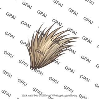 Animal hair tuft