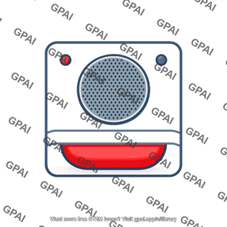 Acoustic burglar alarm