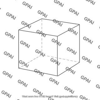 Wireframe cube
