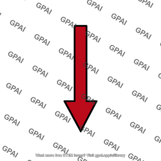 Weight force arrow