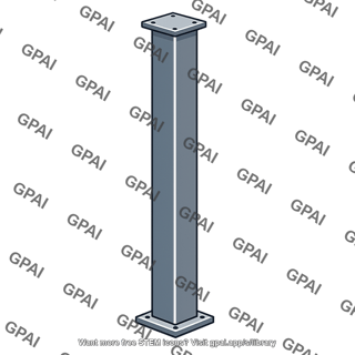 Steel column square