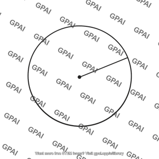 Circle radius segment