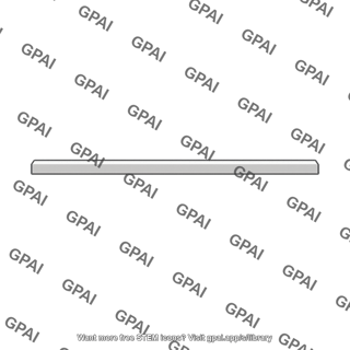 Straight nonconducting rod