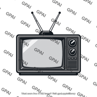 Classic television set
