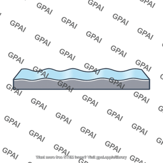 Surface contoured