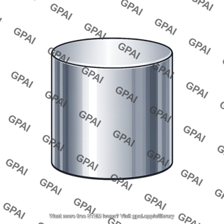 Metallic cylinder container