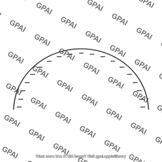 Semi circular scale