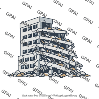 Building intermediate height collapsed