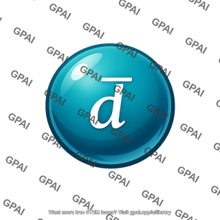 Letter a with overbar button