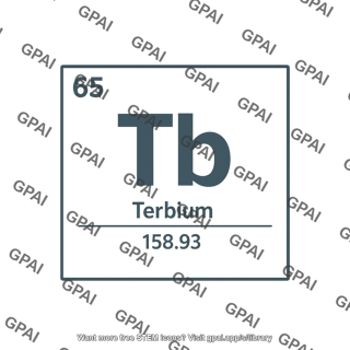 Terbium element cell