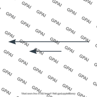 Vector arrow scaled negative