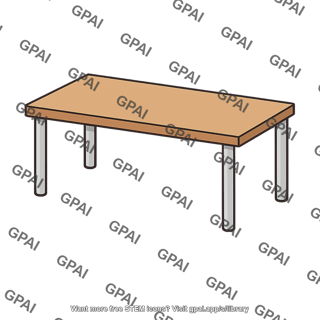 Rectangular table