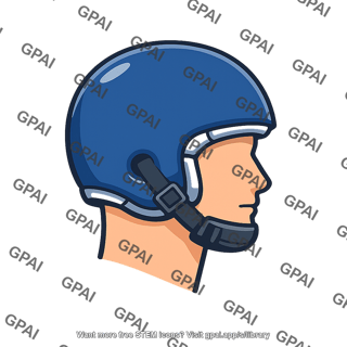 Head helmeted