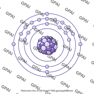 Stylized atom