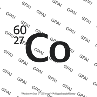 Cobalt 60 nuclide