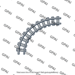 Track quarter circle