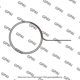 Cord wrapped on disk rim