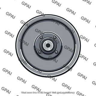 Pulley with axle