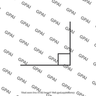 Angle 90 degree marker