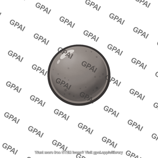 Dust particle spherical