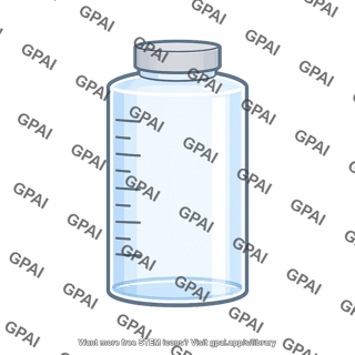 Graduated bottle