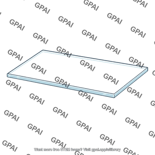 Flat glass plate