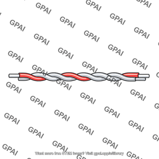 Twisted lead wire