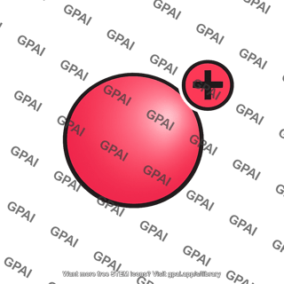 Charged sphere positive