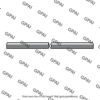 Bar with center crack