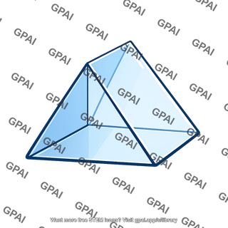 Glass tetrahedron