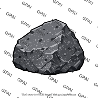 Moon rock sample