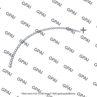 Particle track positive charge