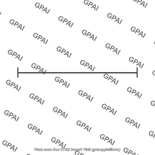 Measured line segment