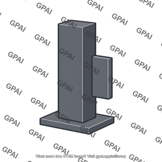 Rigid support vertical