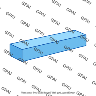 Blue rectangular prism