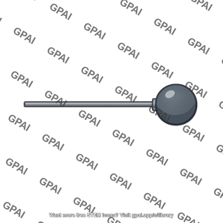 Particle attached to rod end