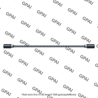 Steel cable horizontal taut